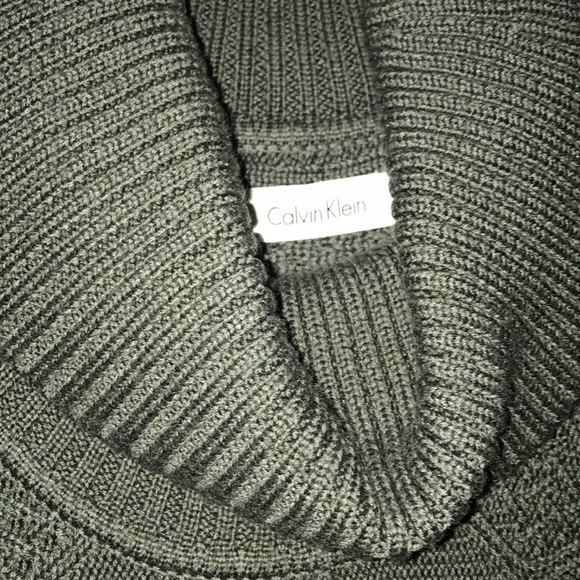 Calvin Klein Cowl Neck Sweater Dress - Picture 3 of 3